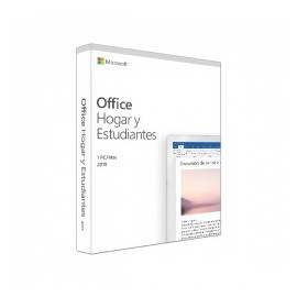 Microsoft Office Hogar y Estudiantes 2019, 1 PC, Español, Windows/Mac