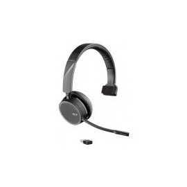 Poly Monoaural Voyager 4210 UC, Inalámbrico, Bluetooth, Negro