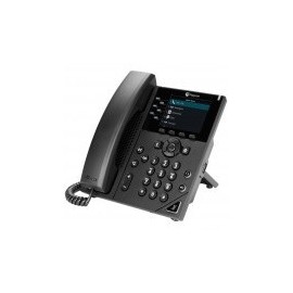 Poly Teléfono IP con Pantalla LCD 3.5" VVX 350, 6 Líneas, Altavoz,...