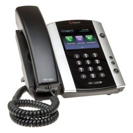 Telefono Escritorio Polycom VVX 501 POE 12 Lineas para Skype...
