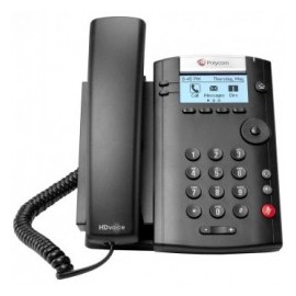 Telefono Multimedia Polycom VVX 201 IP Dos Lineas HD para Skype...