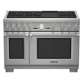 Estufa Thermador PRD48JDSGU Pro-Grand Steam 48" DF Range 6 BRNR...