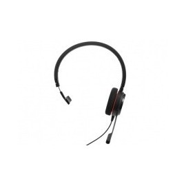 Jabra Monoaural con Micrófono Evolve 20 UC, Alámbrico, USB, Negro