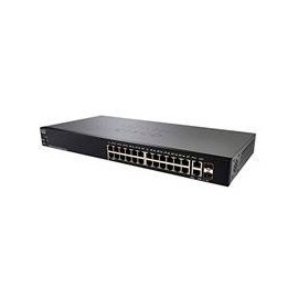 Switch cisco smb gigabit ethernet, 24 puertos 10/100/1000mbps + 2...