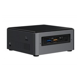 Intel NUC NUC7I3BNHX1 i3-7100U 2,4 GHz Negro, Gris BGA 1356