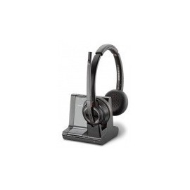 Poly Audífonos Savi W8220, Inalámbrico, DECT, Bluetooth, Negro
