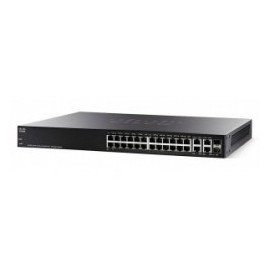 Switch Cisco Fast Ethernet SF350-24P, 24 Puertos 10/100Mbps -...