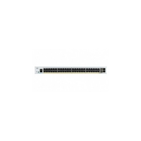 Switch Cisco Gigabit Ethernet Catalyst 1000, 48 Puertos PoE+ 370W,...